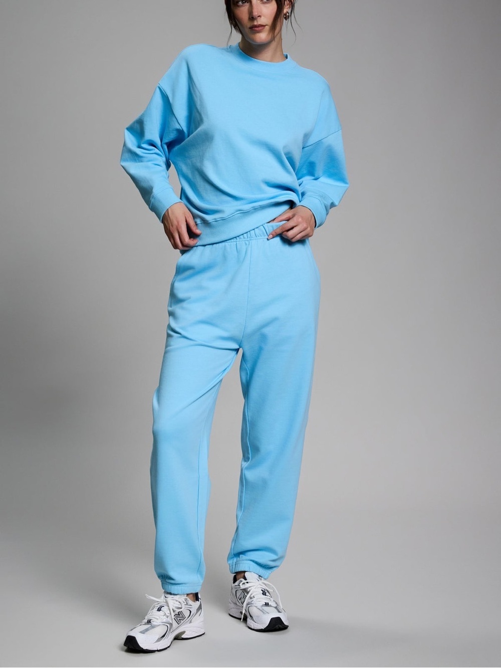 Year of Ours YOS x FFF Sky Blue Oversized Cotton Jogger Sweatpants M/L Lounge